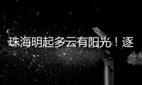 珠海明起多云有阳光！逐日升温
，早晚仍冷
