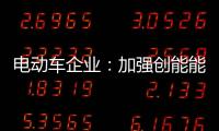 电动车企业：加强创能能力 抢占市场