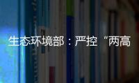生态环境部：严控“两高”项目盲目上马将成今后环保督察重点