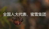 全国人大代表
	
、蜜雪集团赵红果：建议新式茶饮建立国家标准