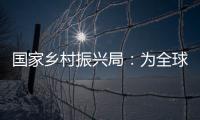 国家乡村振兴局
：为全球贫困治理贡献更多中国方案