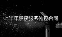 上半年承接服务外包合同额增长10.6%