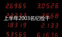 上半年2003名纪检干部被处分，厅局级95人丨时政周报