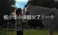 杨少华小保姆火了！一个举动全网泪目，儿子做法却忽视侯耀华劝告