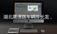 湖北高速路车辆排长龙，工作人员沿途送食物