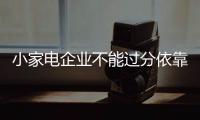 小家电企业不能过分依靠电子商务