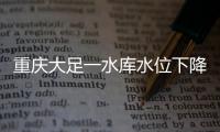 重庆大足一水库水位下降
，惊现水月观音等宋代摩崖造像
