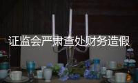 证监会严肃查处财务造假案件	，首次对配合造假方同步追责