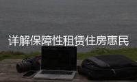 详解保障性租赁住房惠民政策	！