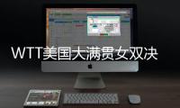 WTT美国大满贯女双决赛�，王艺迪/蒯曼夺冠