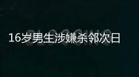 16岁男生涉嫌杀邻次日到校伤人，副校长因制止受伤